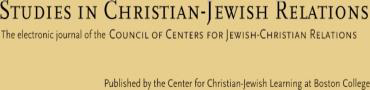 Call for Papers: Studies in Christian-Jewish Relations